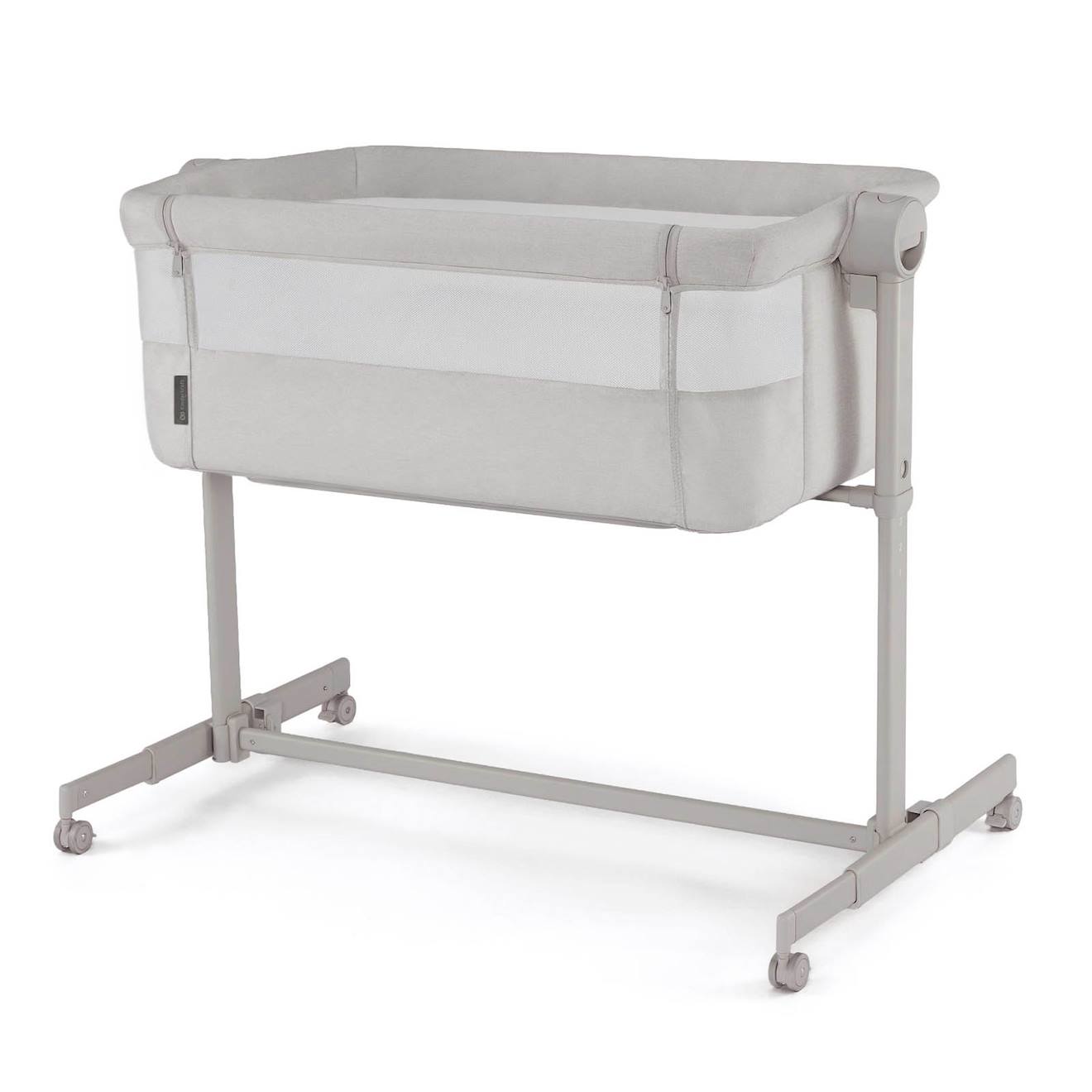 Lit Bébé Nestee Up 2 2 En 1 Avec Inclinaison Du Matelas, Maille Aérée Et Cadre En Acier Beige