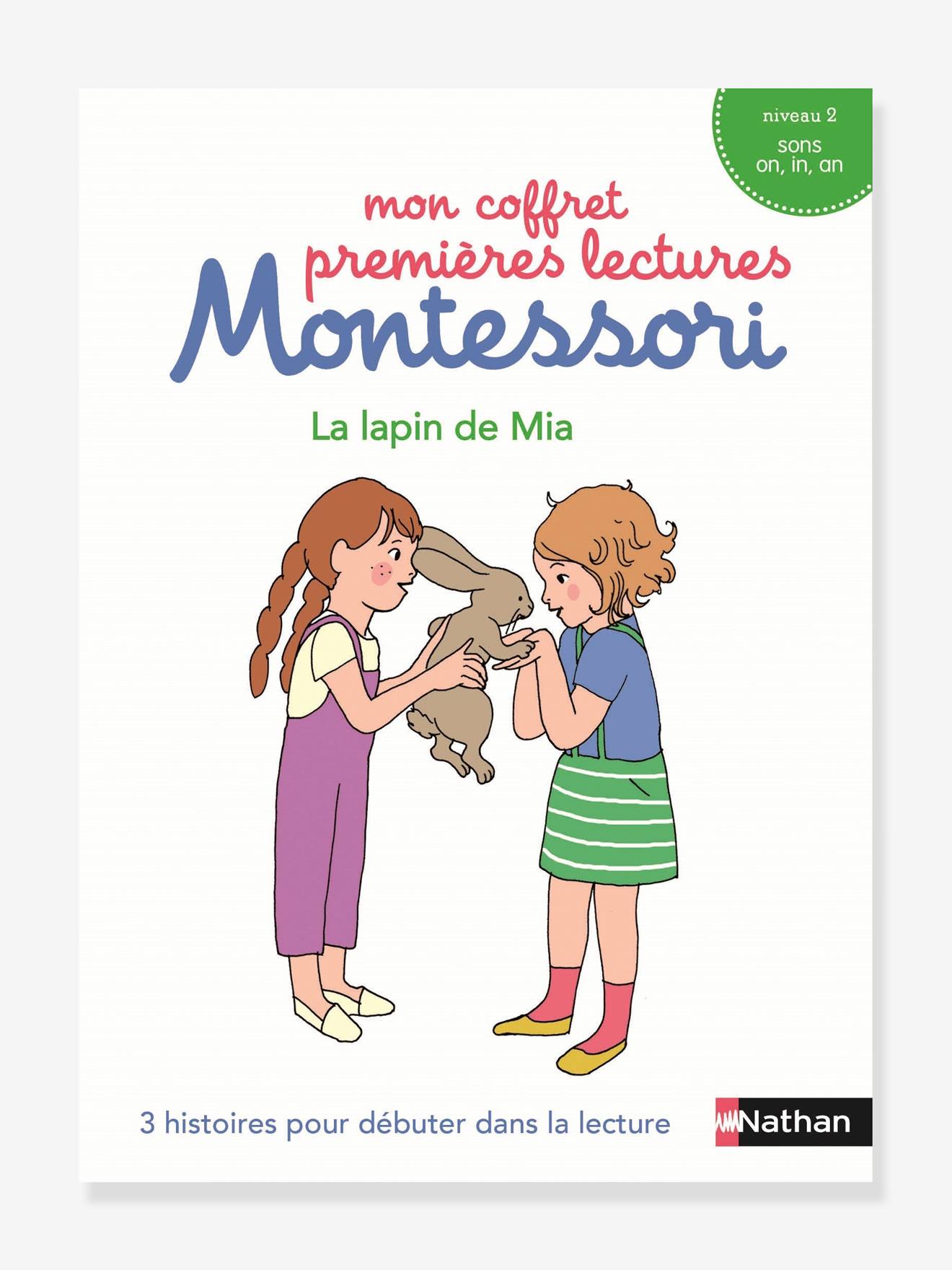 Coffret éducatif Premières lectures Montessori NATHAN - Le lapin de Mia, niveau 2