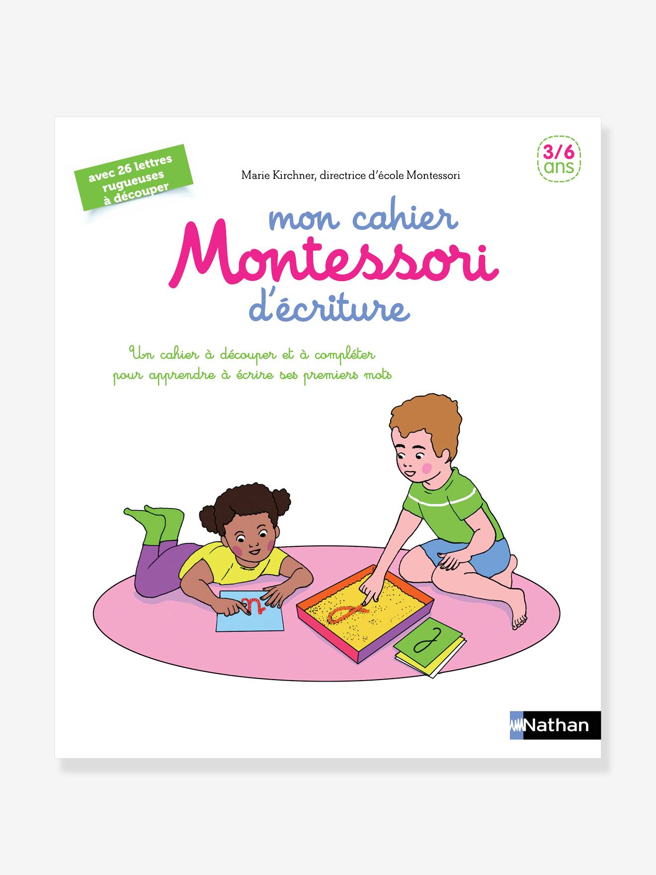 Livret éducatif Mon cahier Montessori d’écriture NATHAN