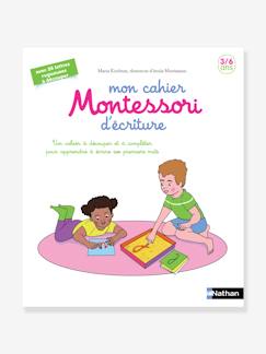Jouet-Livres-Livres éducatifs-Livret éducatif Mon cahier Montessori d’écriture NATHAN