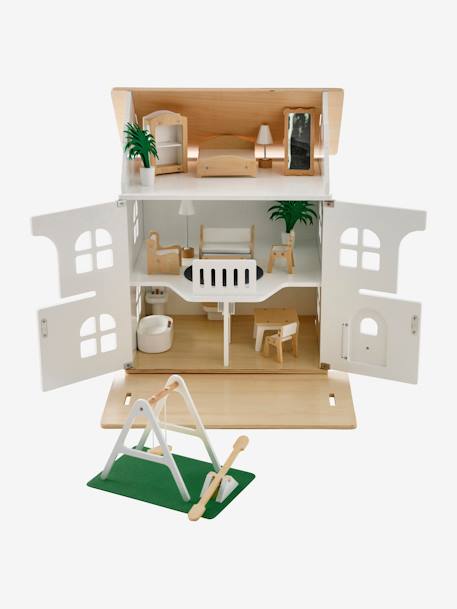 Maison romantique des amis des petits + mobilier en bois FSC® blanc 9 - vertbaudet enfant 