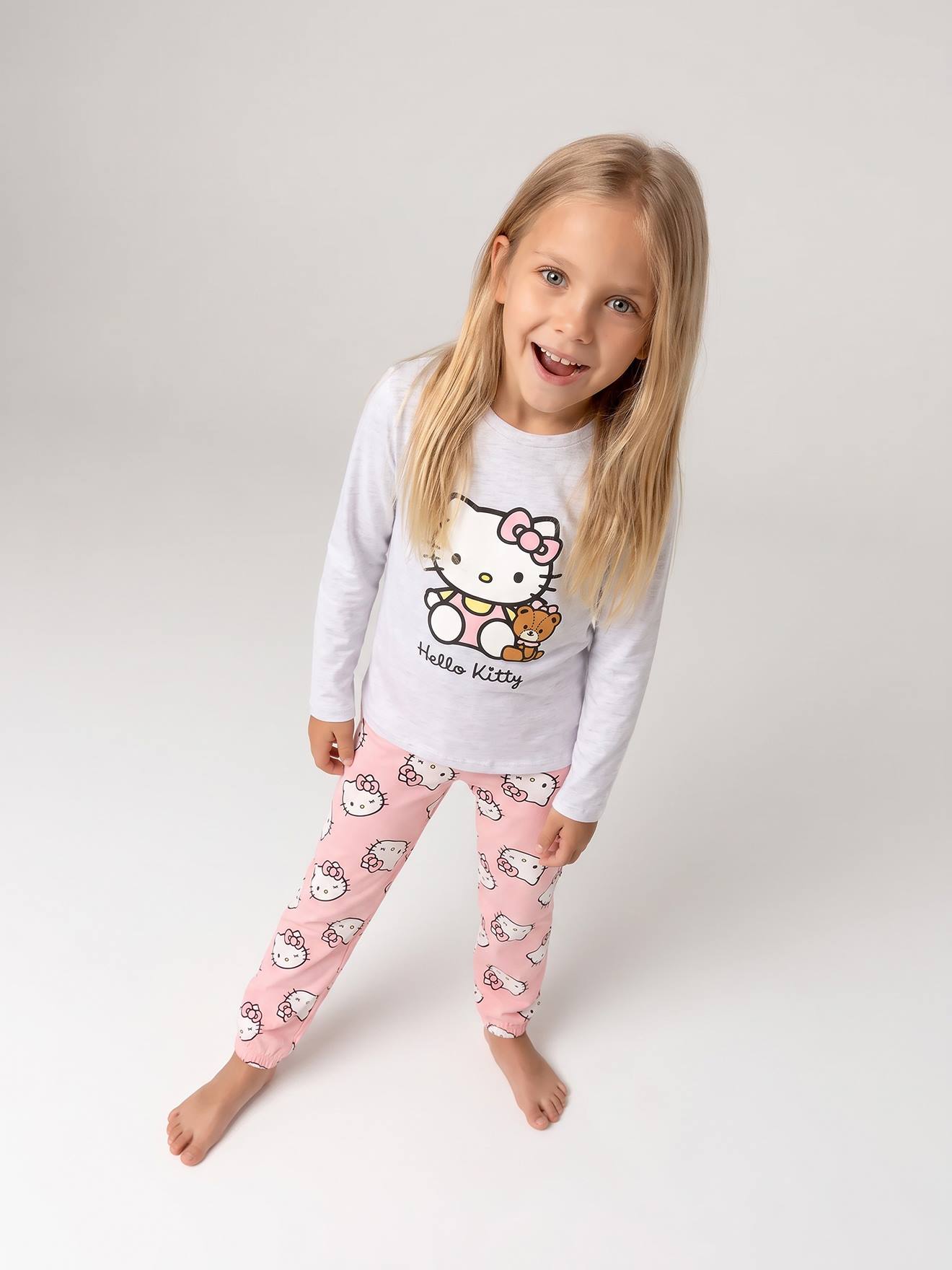 Pyjama Hello Kitty fille rose poudré