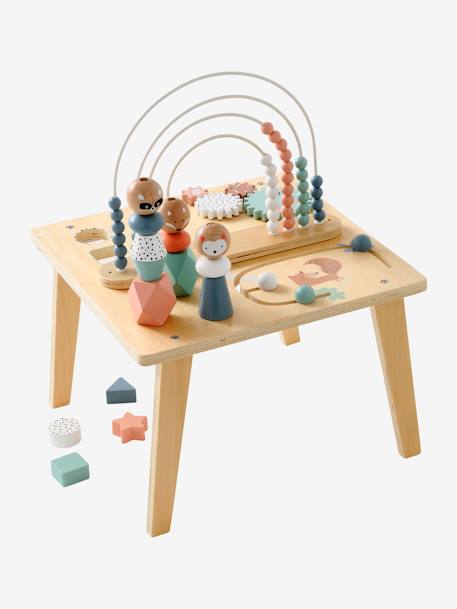 Table d'activités Arc-en-ciel en bois FSC® multicolore 9 - vertbaudet enfant 