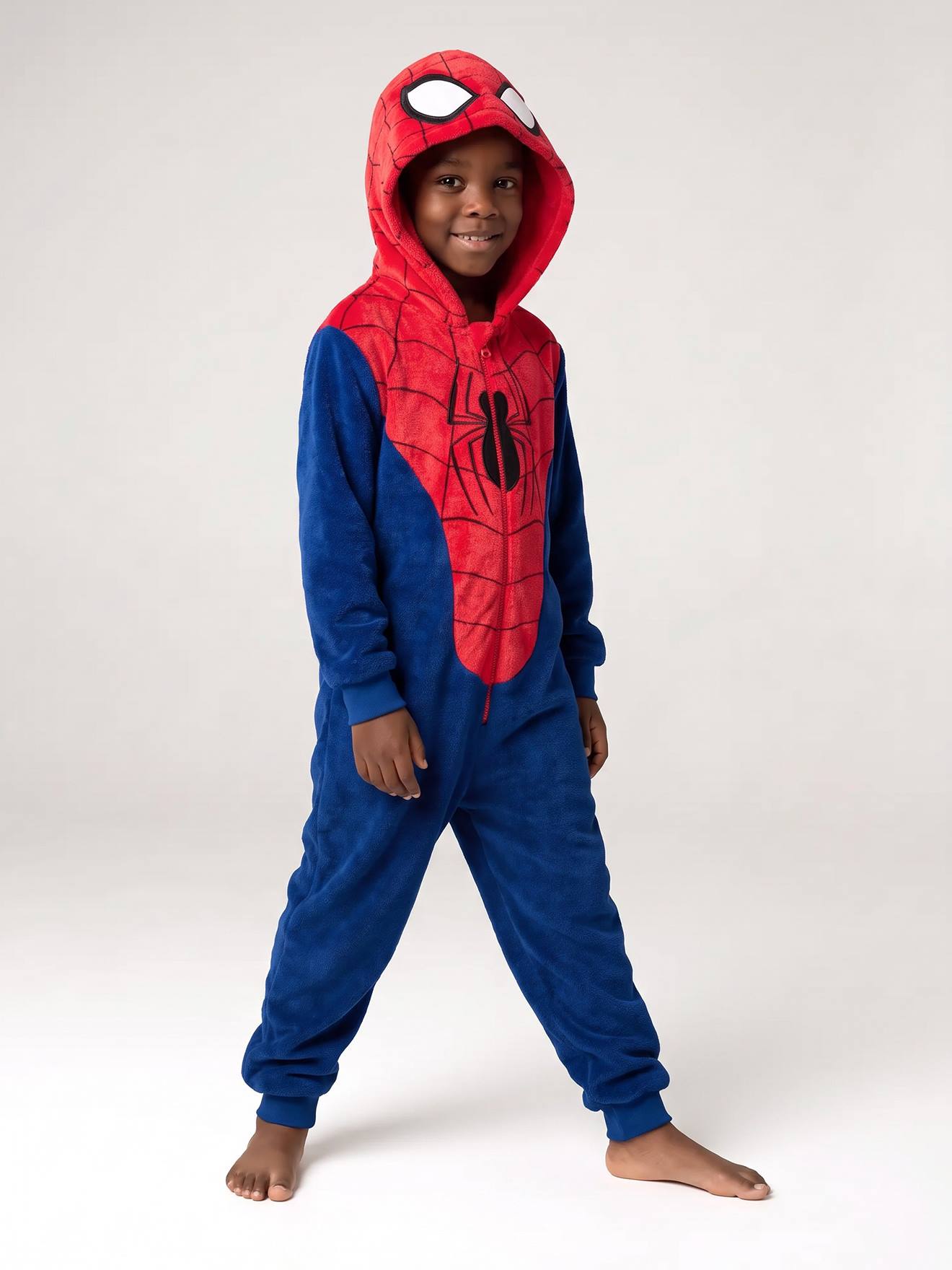 Combinaison pyjama Spiderman garçon rouge