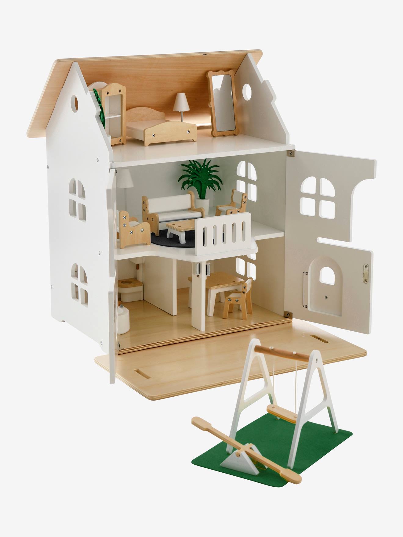 Maison de poupée - ferme en bois