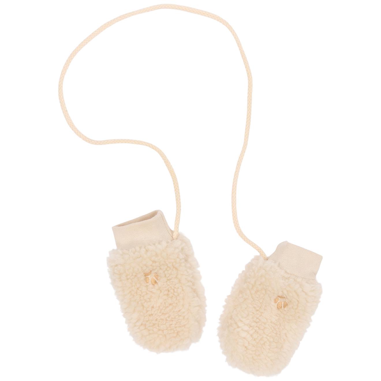 Moufles Teddy Sand Flowers (0-3 Mois) Beige Moufles Teddy Sand Flowers (0-3 Mois) Beige