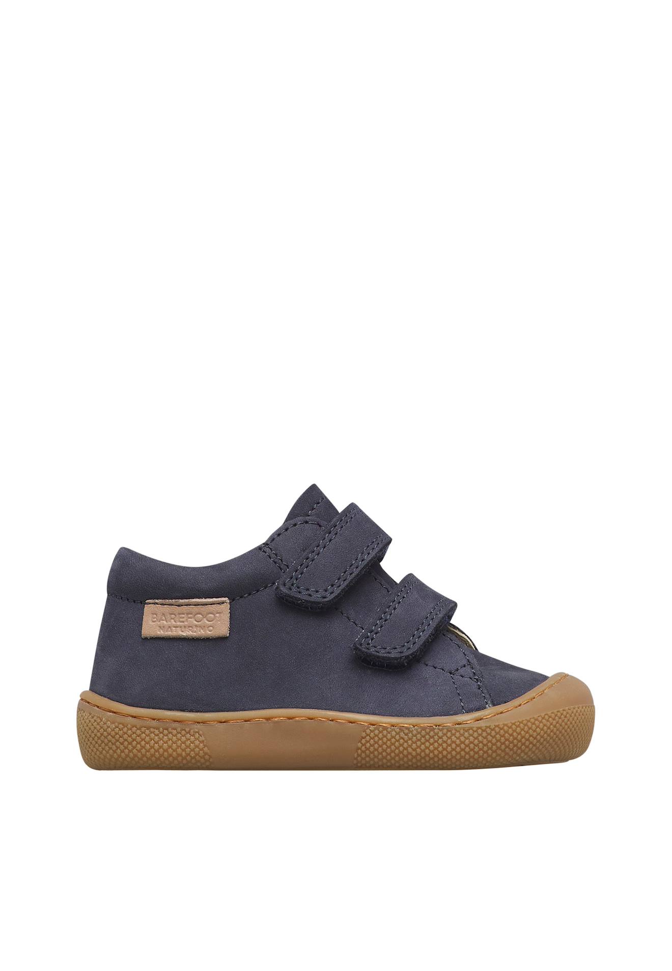 Chaussures Barefoot Garçon En Cuir Amur À Scratch Marine Chaussures Barefoot Garçon En Cuir Amur À Scratch Marine