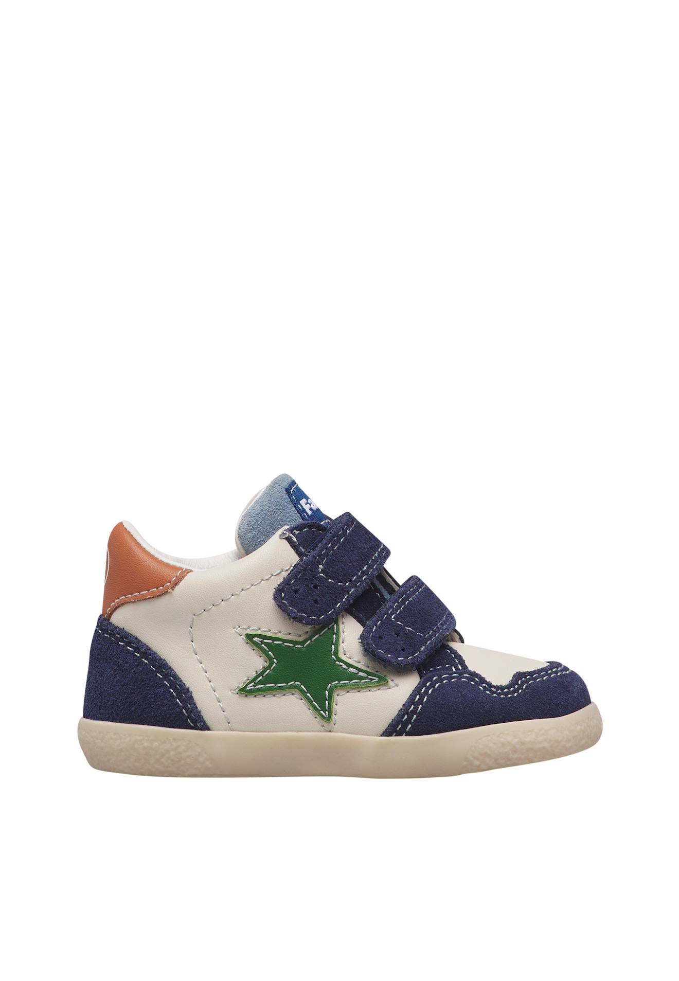 Baskets Montantes Garçon En Cuir Et Daim Alnoite High 2 À Scratch Blanc-bleu Baskets Montantes Garçon En Cuir Et Daim Alnoite High 2 À Scratch Blanc-bleu