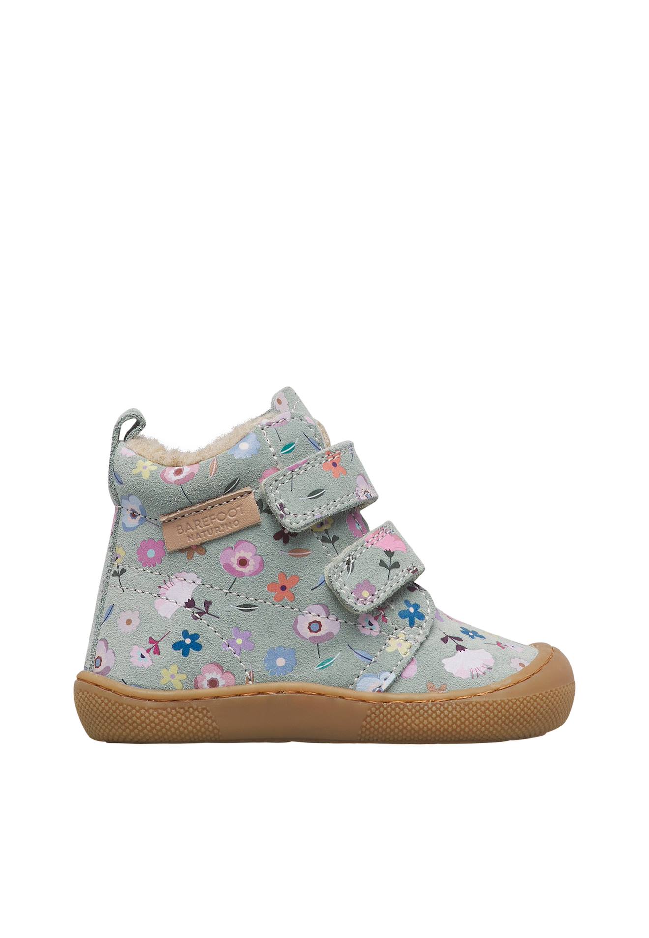 Bottes Barefoot Bébé Fille En Daim Wigghi À Scratch Sauge-rose Bottes Barefoot Bébé Fille En Daim Wigghi À Scratch Sauge-rose