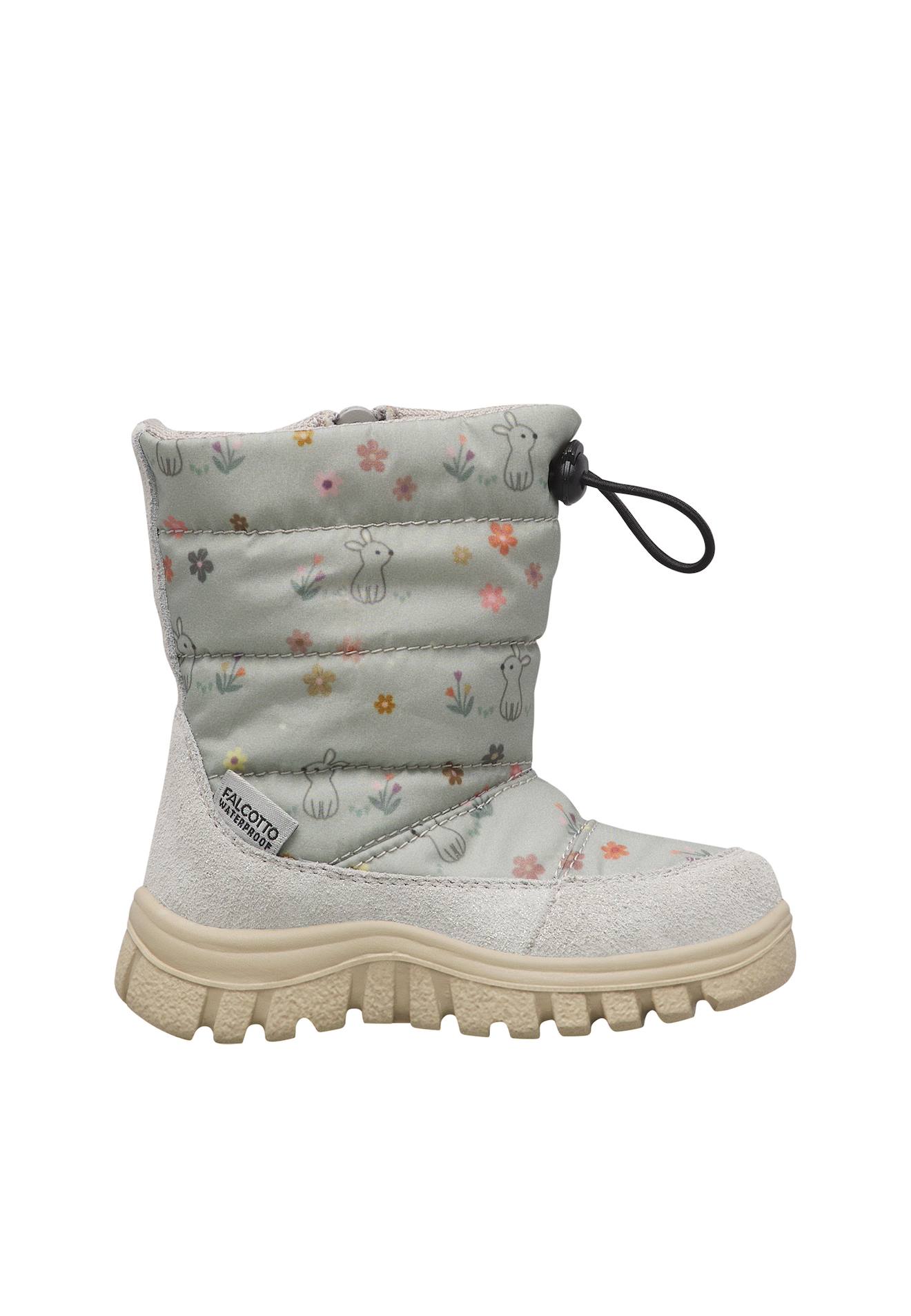 Bottes Bébé Fille En Daim Et Tissu Poznurr 3, Imperméables Argent