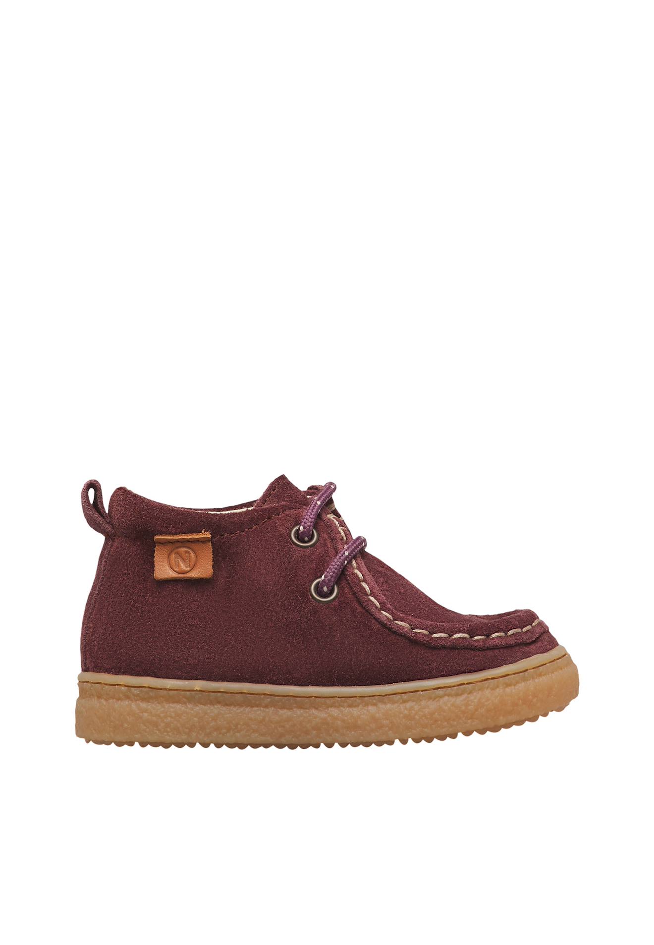 Bottines Enfant En Daim Kasden Violet-marron Bottines Enfant En Daim Kasden Violet-marron