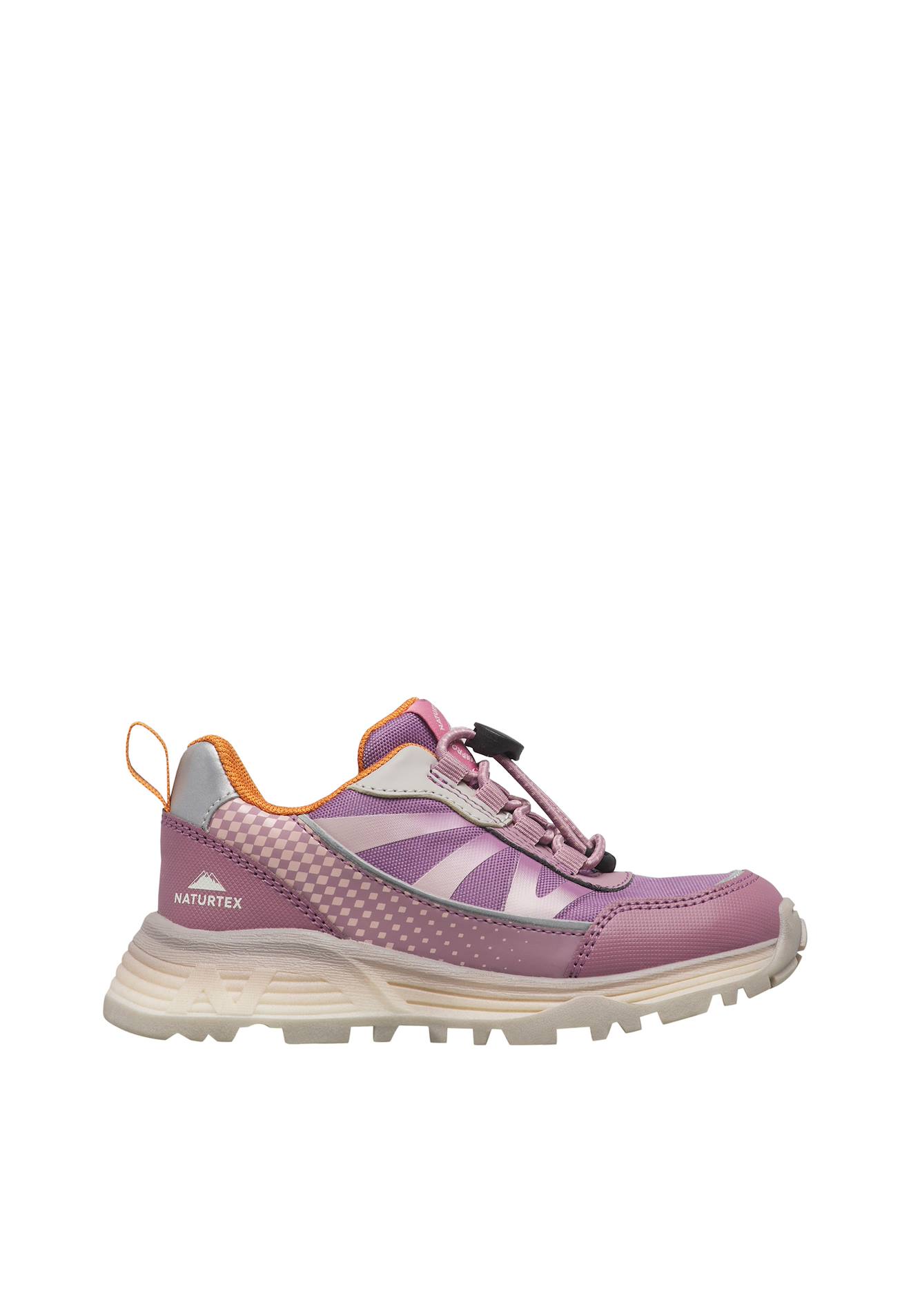 Baskets Enfant En Simili Cuir Et Tissu Dryforce, Imperméables Magnolia-rose Baskets Enfant En Simili Cuir Et Tissu Dryforce, Imperméables Magnolia-rose
