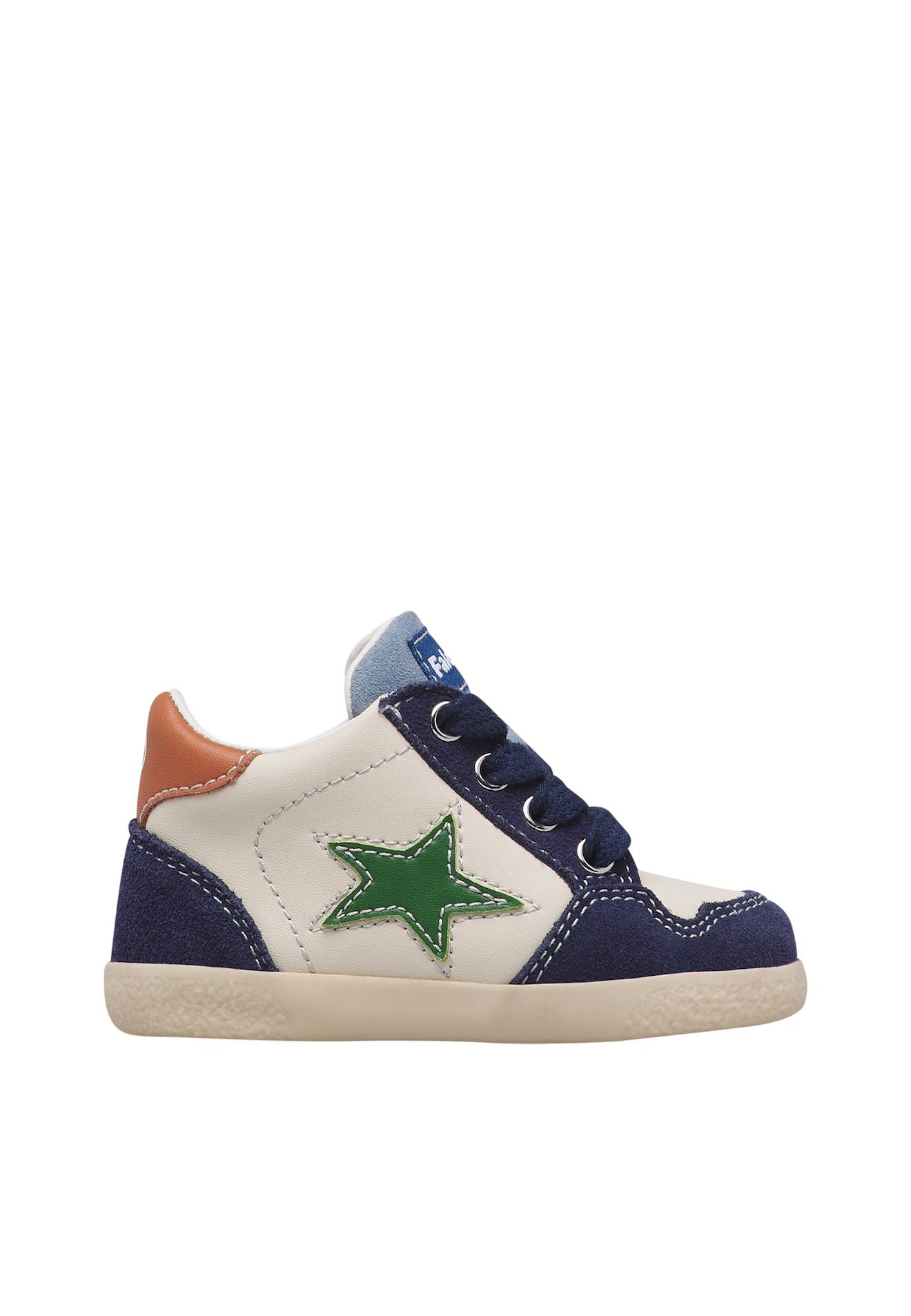 Baskets Montantes Garçon En Cuir Et Daim Alnoite High 2 Blanc-bleu Baskets Montantes Garçon En Cuir Et Daim Alnoite High 2 Blanc-bleu