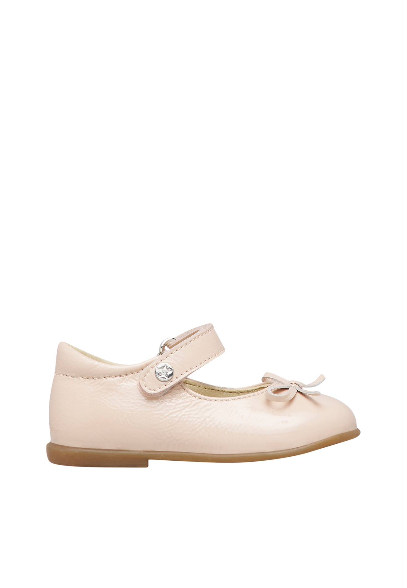 Ballerines Bébé Fille En Cuir Verni Ballet Rose Clair
