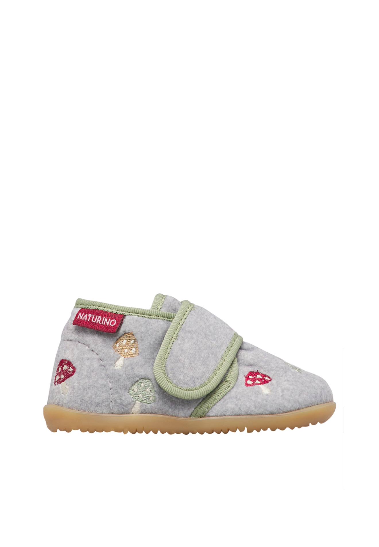 Chaussons Enfant En Tissu Eduns Gris