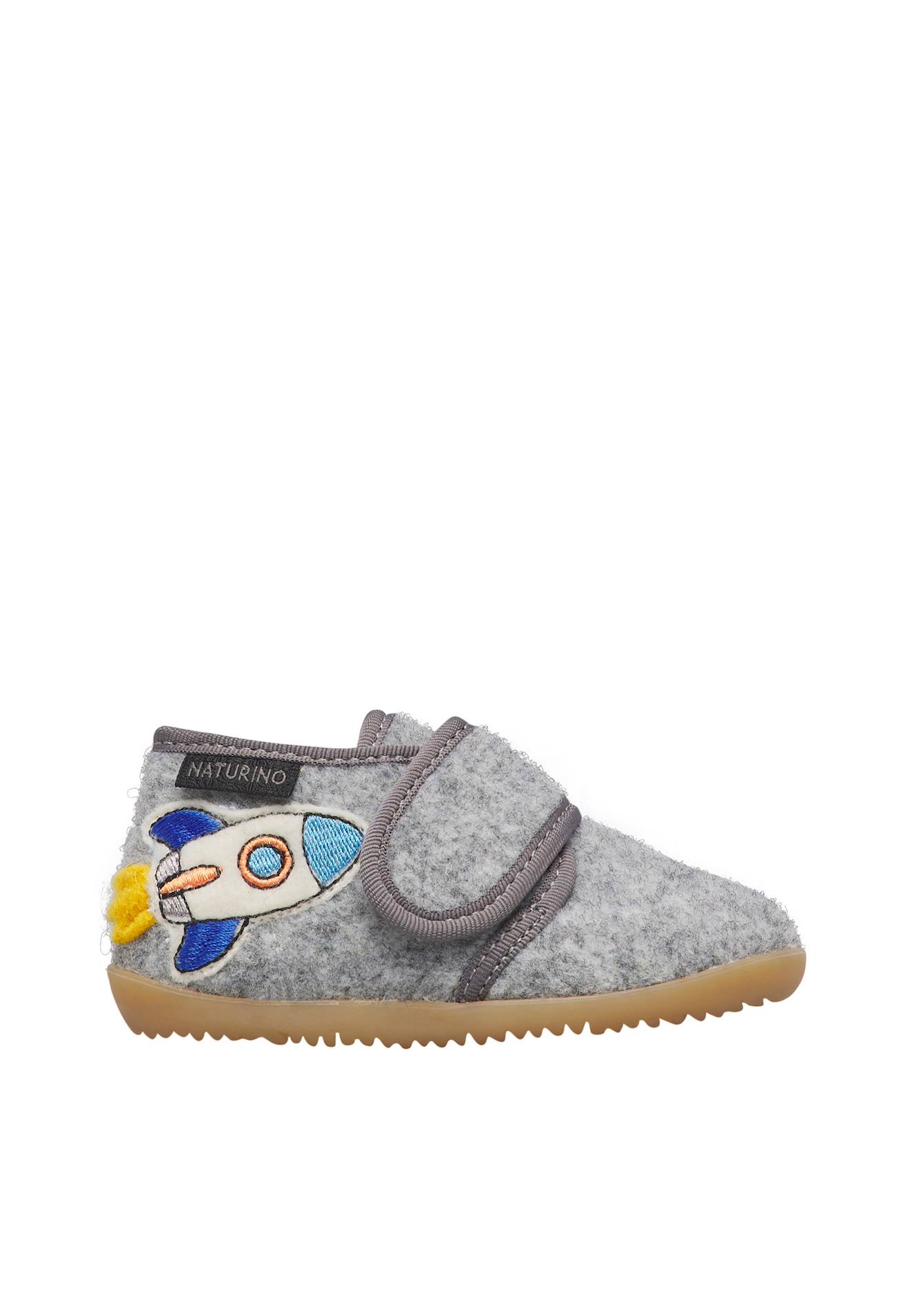 Chaussons Garçon En Tissu Bexo Gris