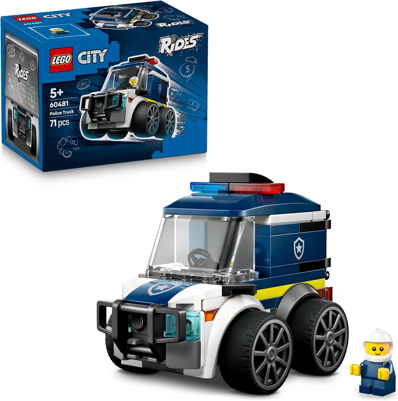 LEGO City - Véhicules - Le camion de police - 60481