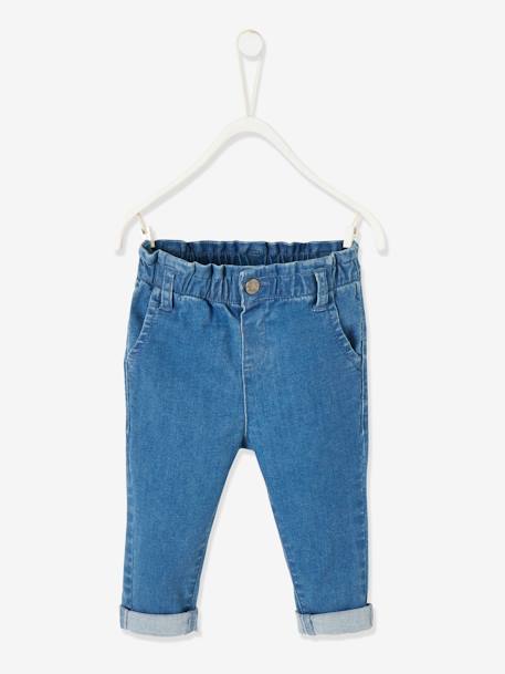 Jean Forme Carrot Bebe Fille Stone Vertbaudet Jean Forme Carrot Bebe Fille Stone Vertbaudet