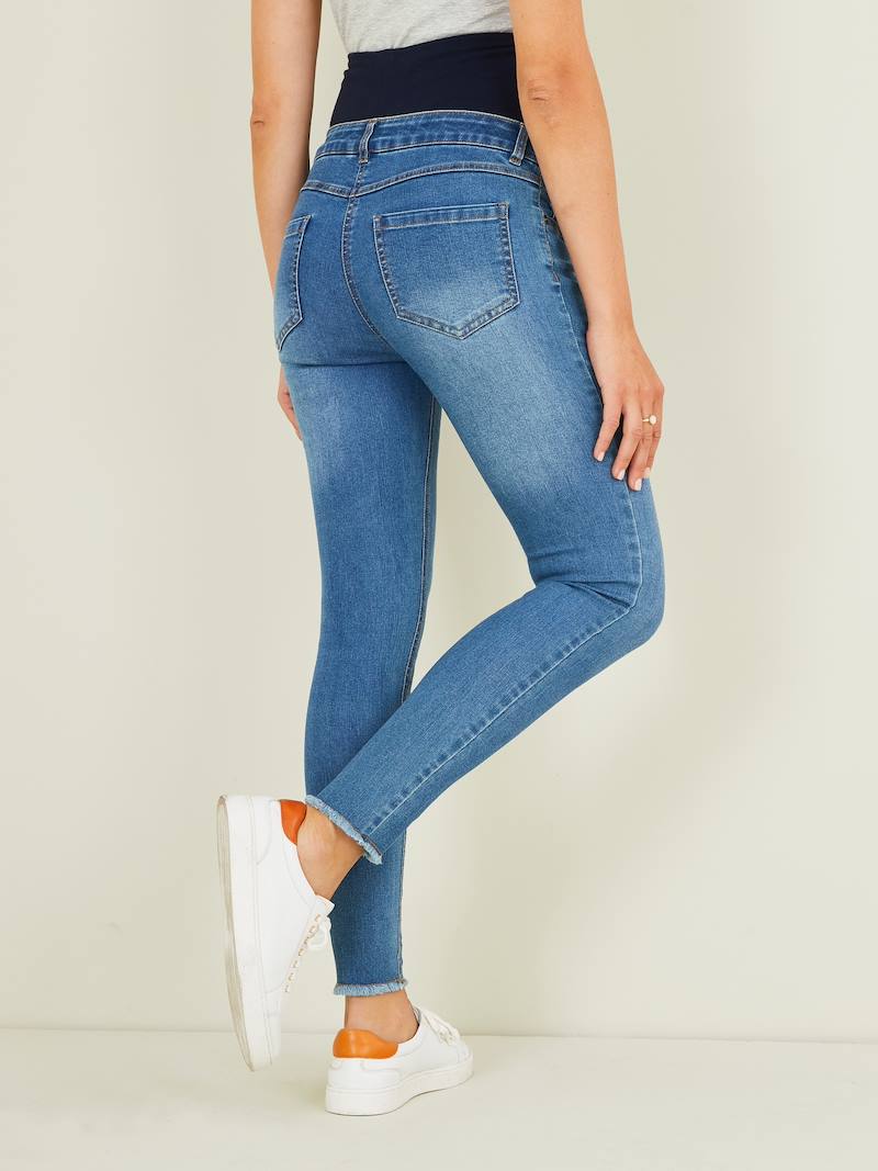 Vêtement Maternité Jean Tregging Grossesse Vertbaudet Effet Jean - Confort Sans Couture Taille 40 Wide Leg