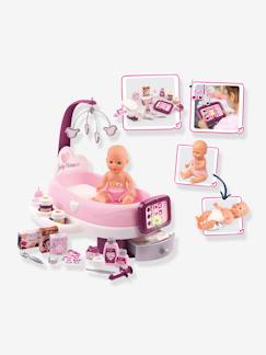 Grande Maison Des Bebes Baby Nurse Smoby Rose Violet Blanc Smoby