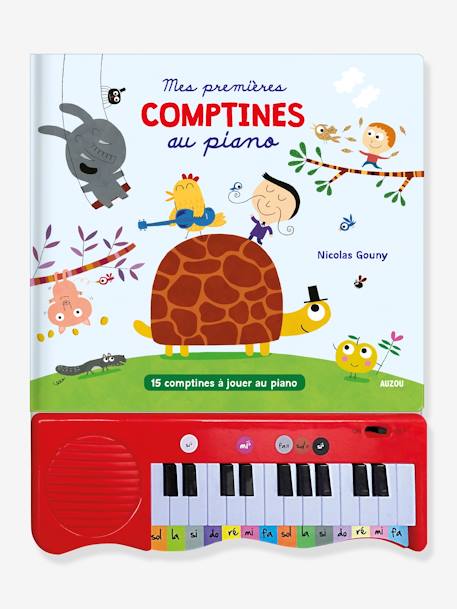 Livre Jouet Musical Mes Premieres Comptines Au Piano Auzou Auzou Sodis