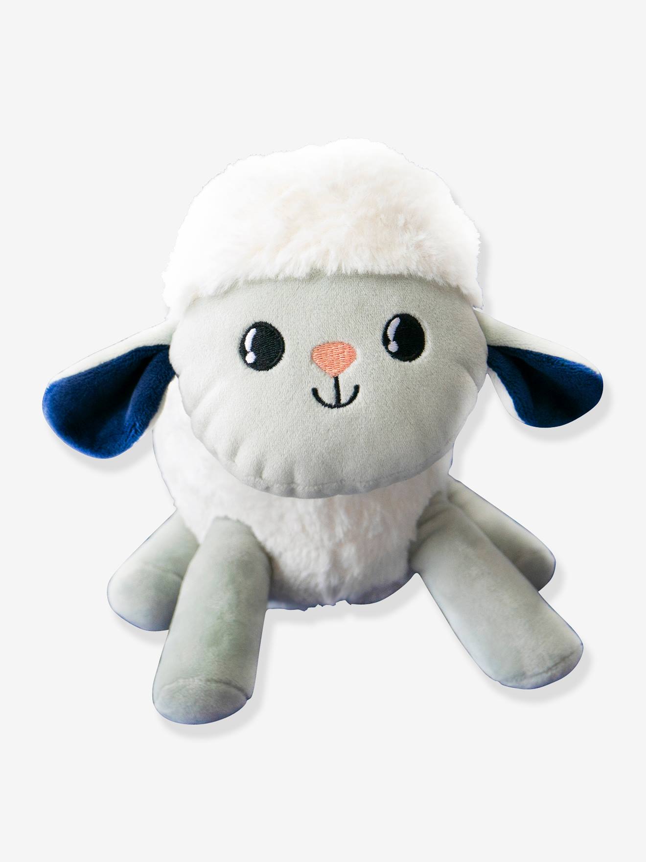 Peluche portable PABOBO Milo le mouton berceur blanc