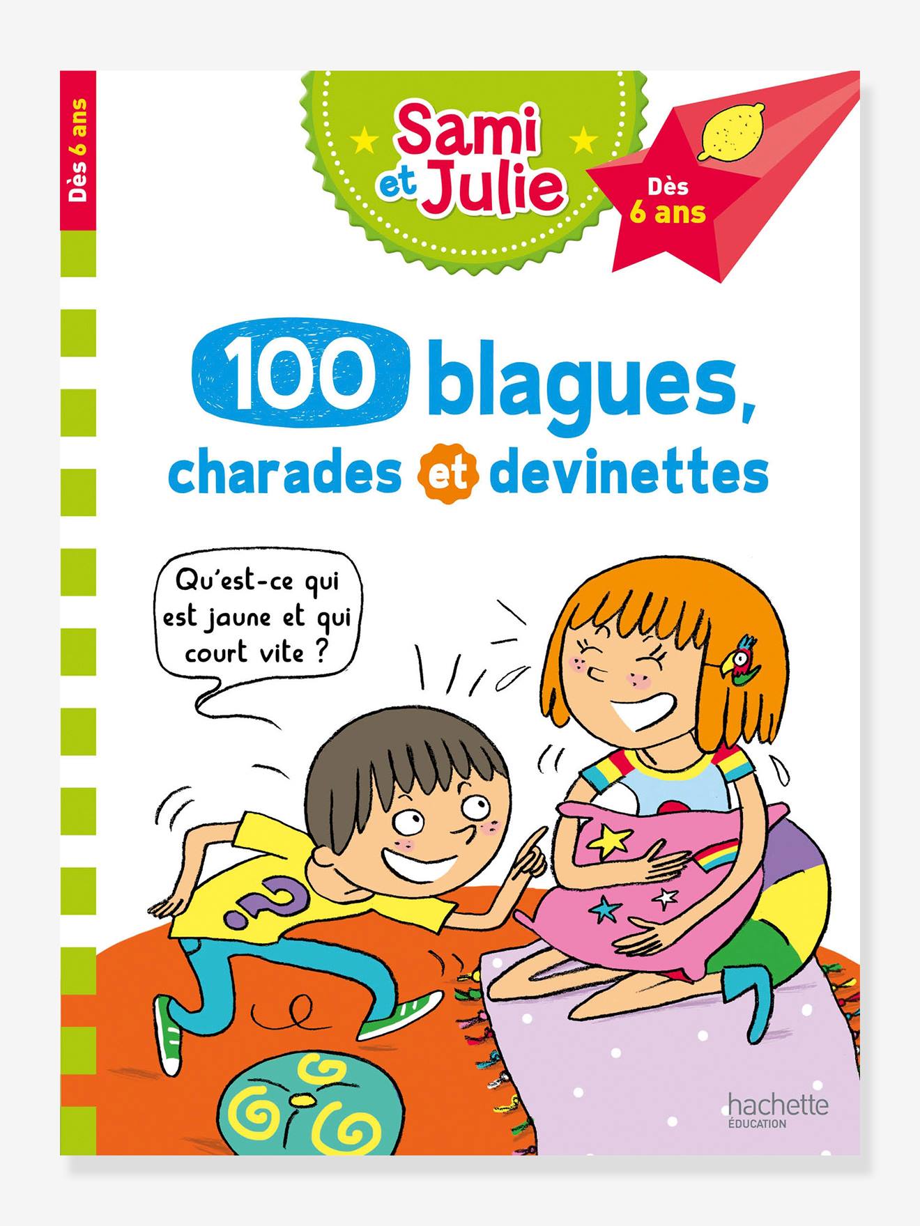Livre éducatif Sami et Julie - 100 blagues, charades et devinettes HACHETTE EDUCATION