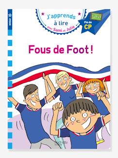 Jouet-Livres-Livres éducatifs-Livre éducatif J’apprends à lire avec Sami et Julie - Fous de foot !, niveau 3 HACHETTE EDUCATION