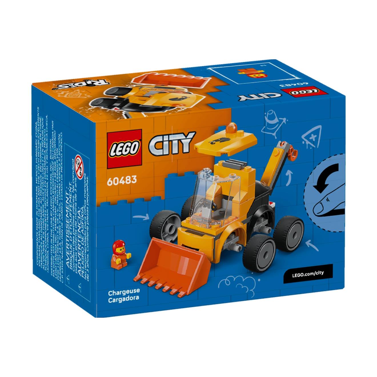 LEGO City Chargeur de construction 60483 61 pièces