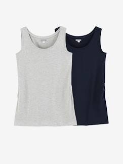Vêtements de grossesse-Allaitement-Lot de 2 débardeurs grossesse et allaitement