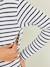 T-shirt marinière de grossesse et d'allaitement Blanc clair rayé marine+Blanc rayé rouge 5 - vertbaudet enfant 