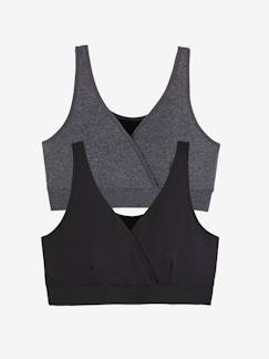 Lot de 2 brassières d'allaitement sans coutures en microfibre  - vertbaudet enfant