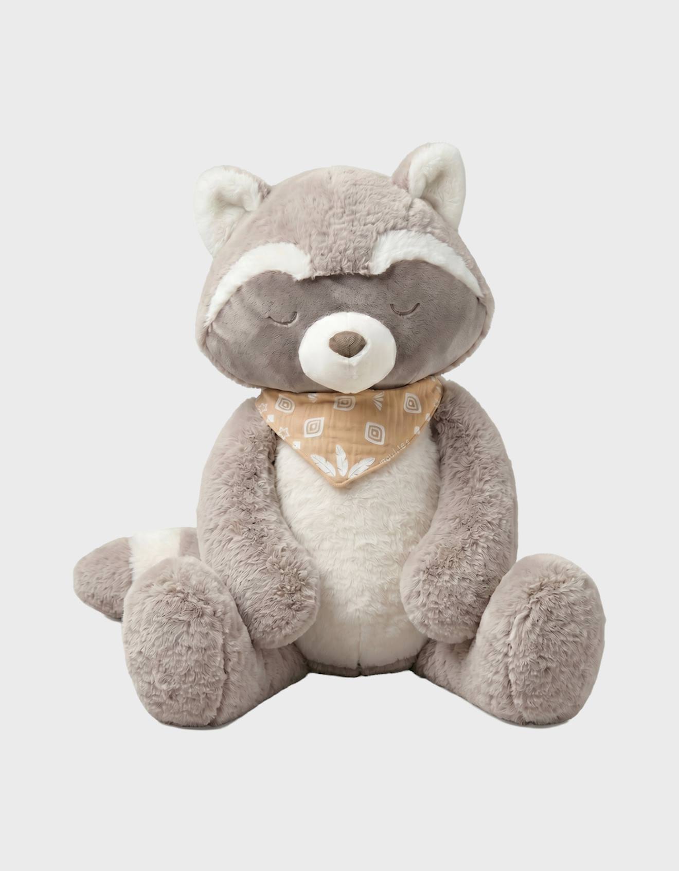Peluche Raton Laveur Raku 40 Cm Blanc Peluche Raton Laveur Raku 40 Cm Blanc