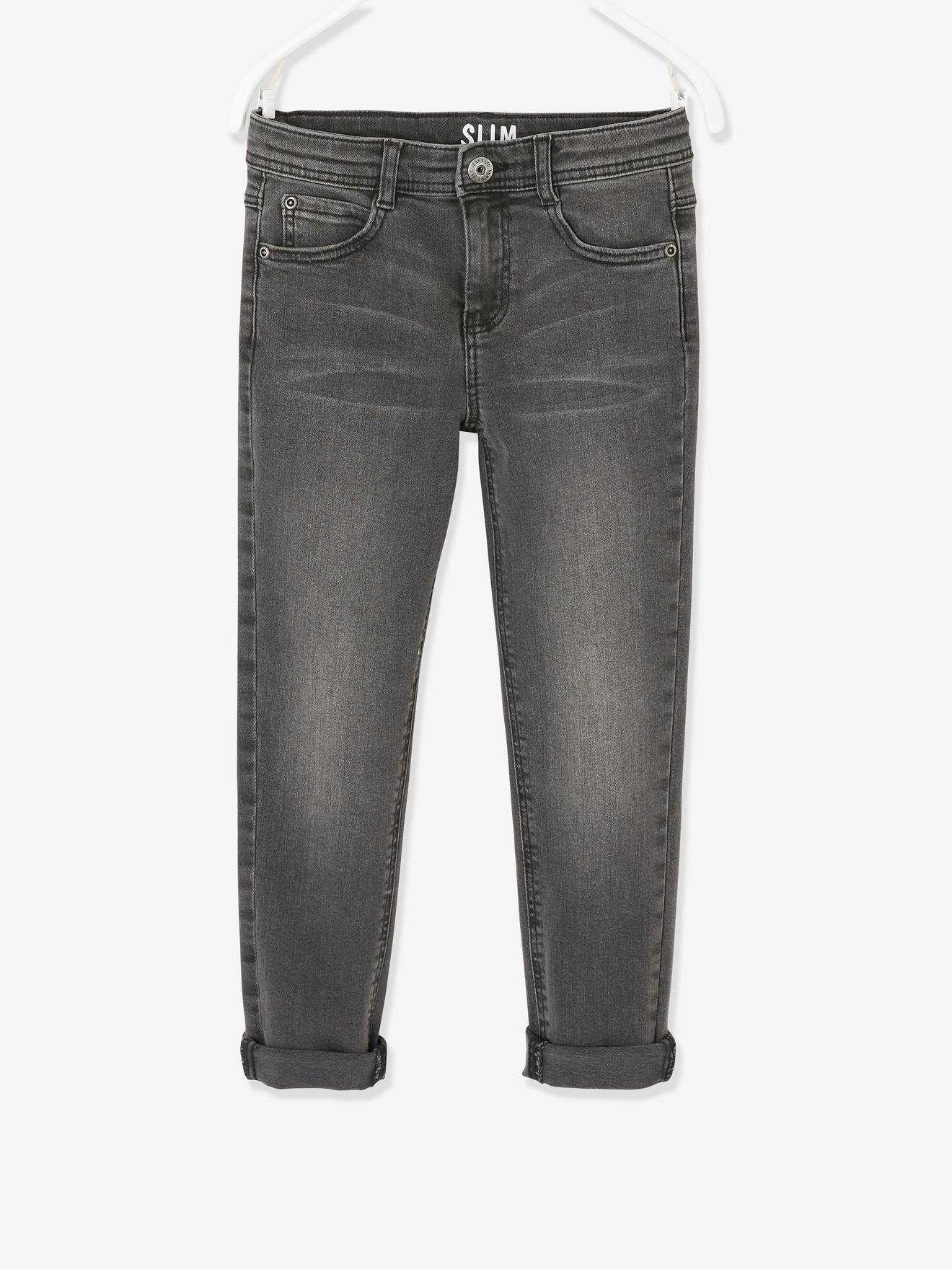 Lot De 9 Jeans Garçon Taille 10 Ans Kiabi - Portés 1 Fois, Réglables à La Taille, Neufs Sans étiquettes