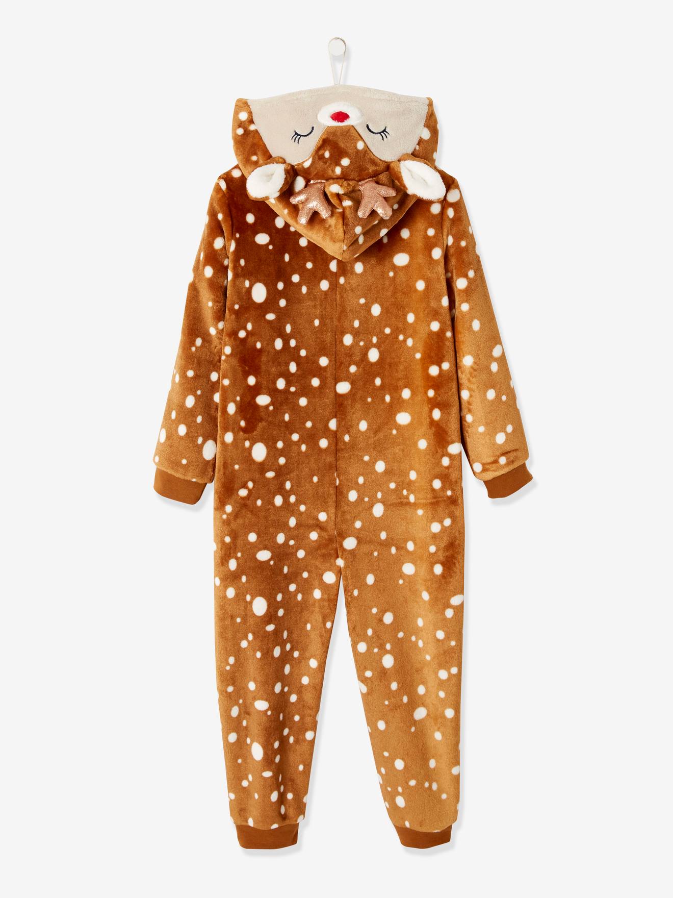 Surpyjama fille nol renne en peluche marron imprim 26 €