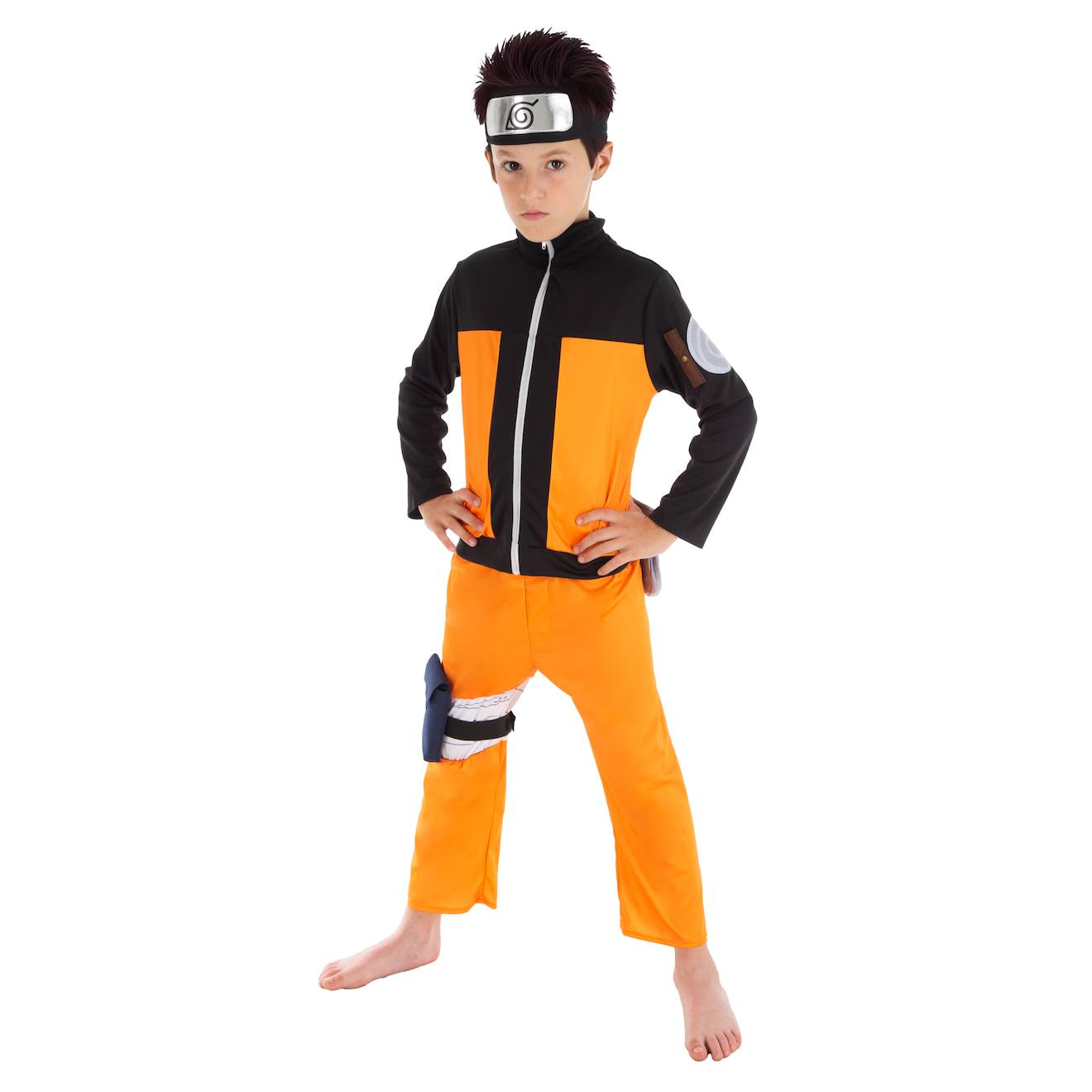 Déguisement Enfant Naruto Shippuden Orange, Noir