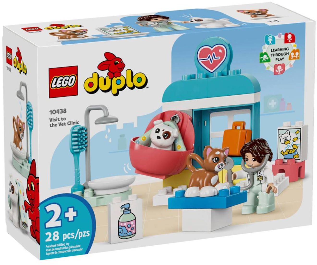 Lego Duplo 10438 La Visite À La Clinique Vétérinaire Multicolore