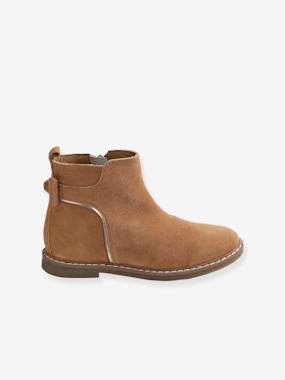 boots filles cuir