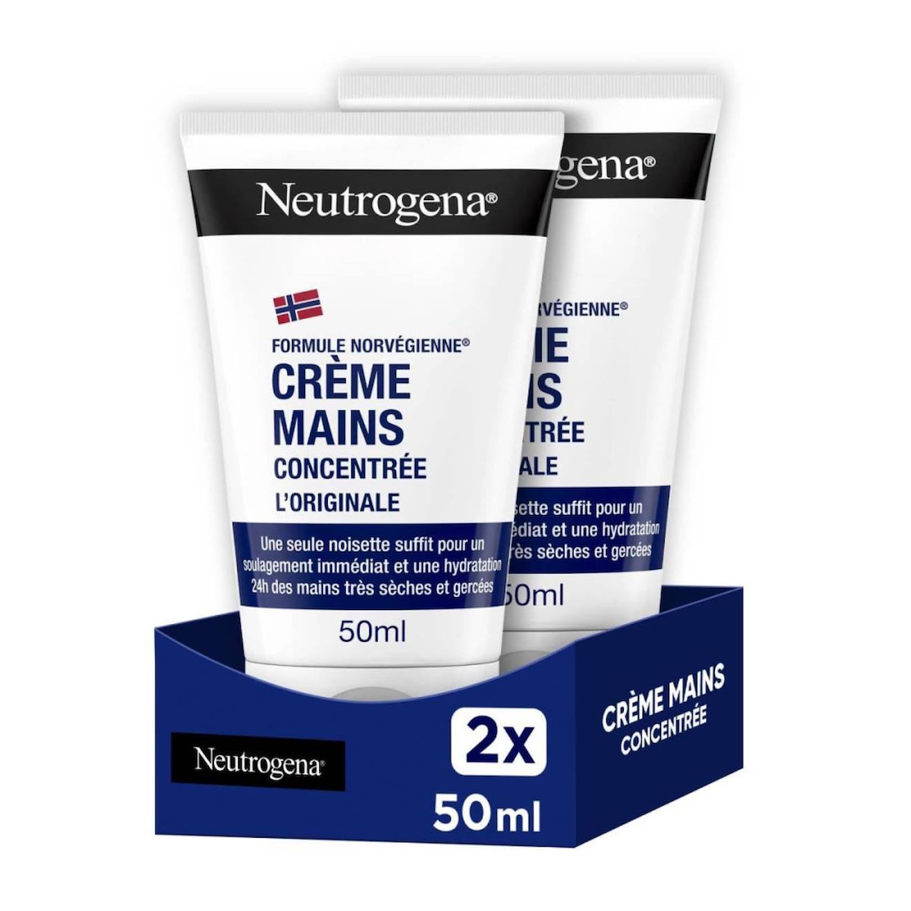 Crème Mains L’originale Hydratation Peaux Sèches 2x50 Ml Multicolore