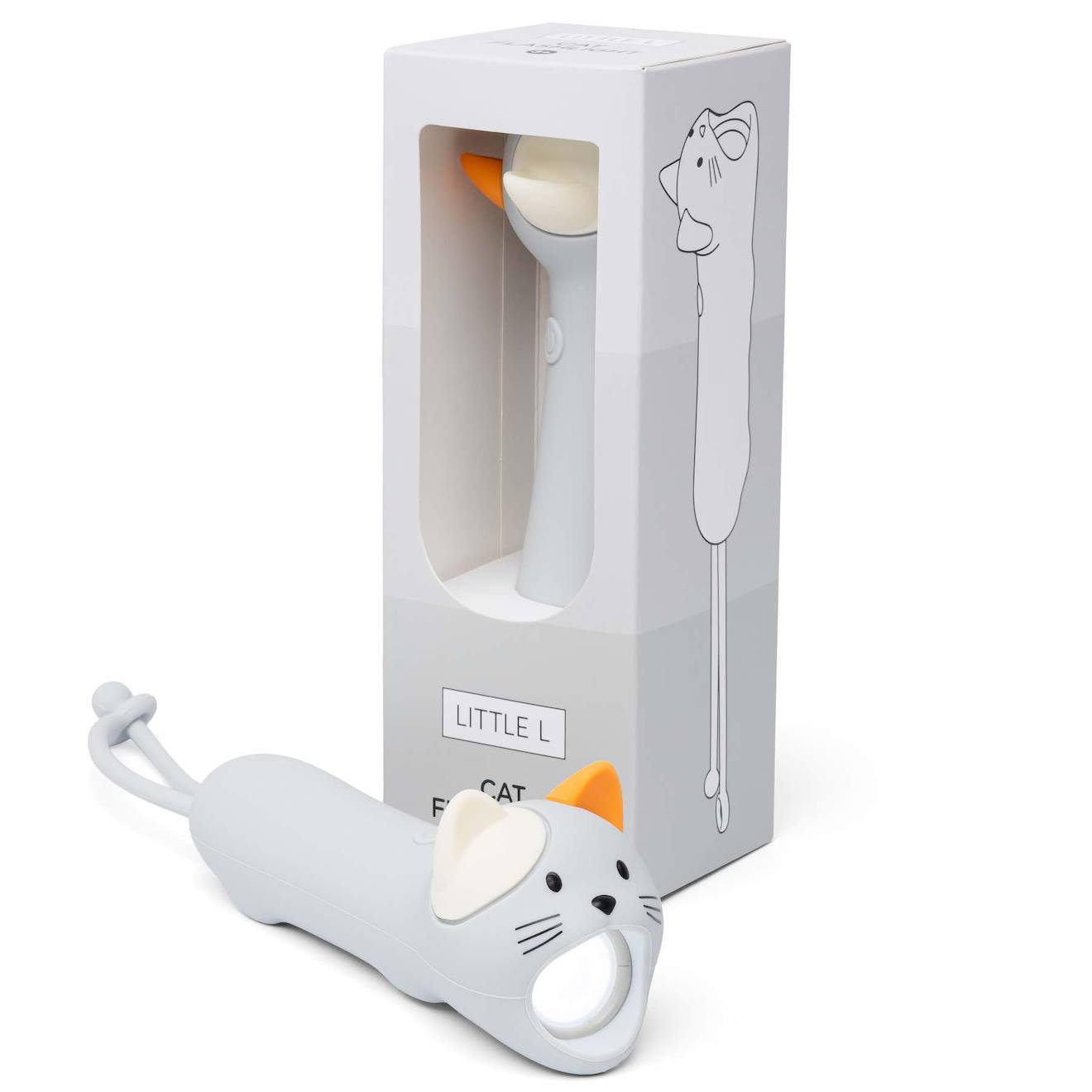 Lampe Torche Animaux En Silicone Pour Enfants Gris