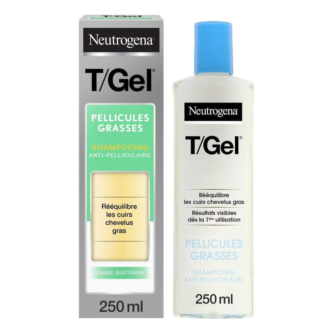 Shampooing T-gel Antipelliculaire Pour Cheveux Gras 125 Ml Multicolore