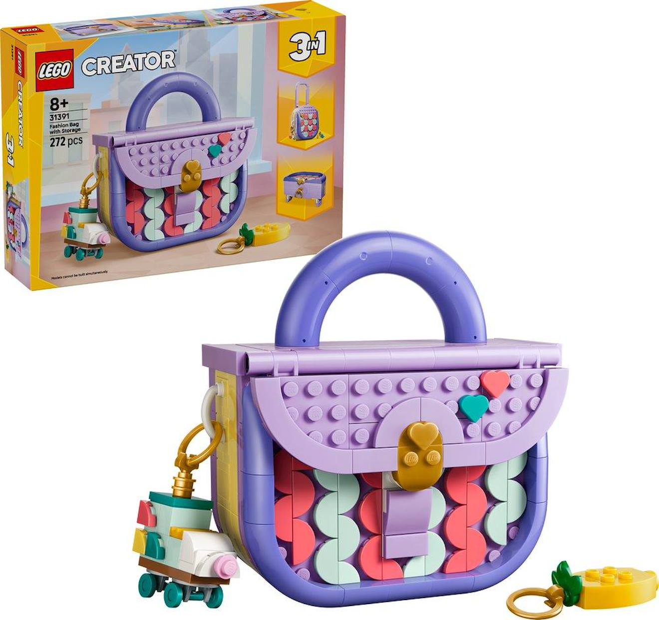 Lego Creator 31391 Sac Fashion Avec Rangement Multicolore