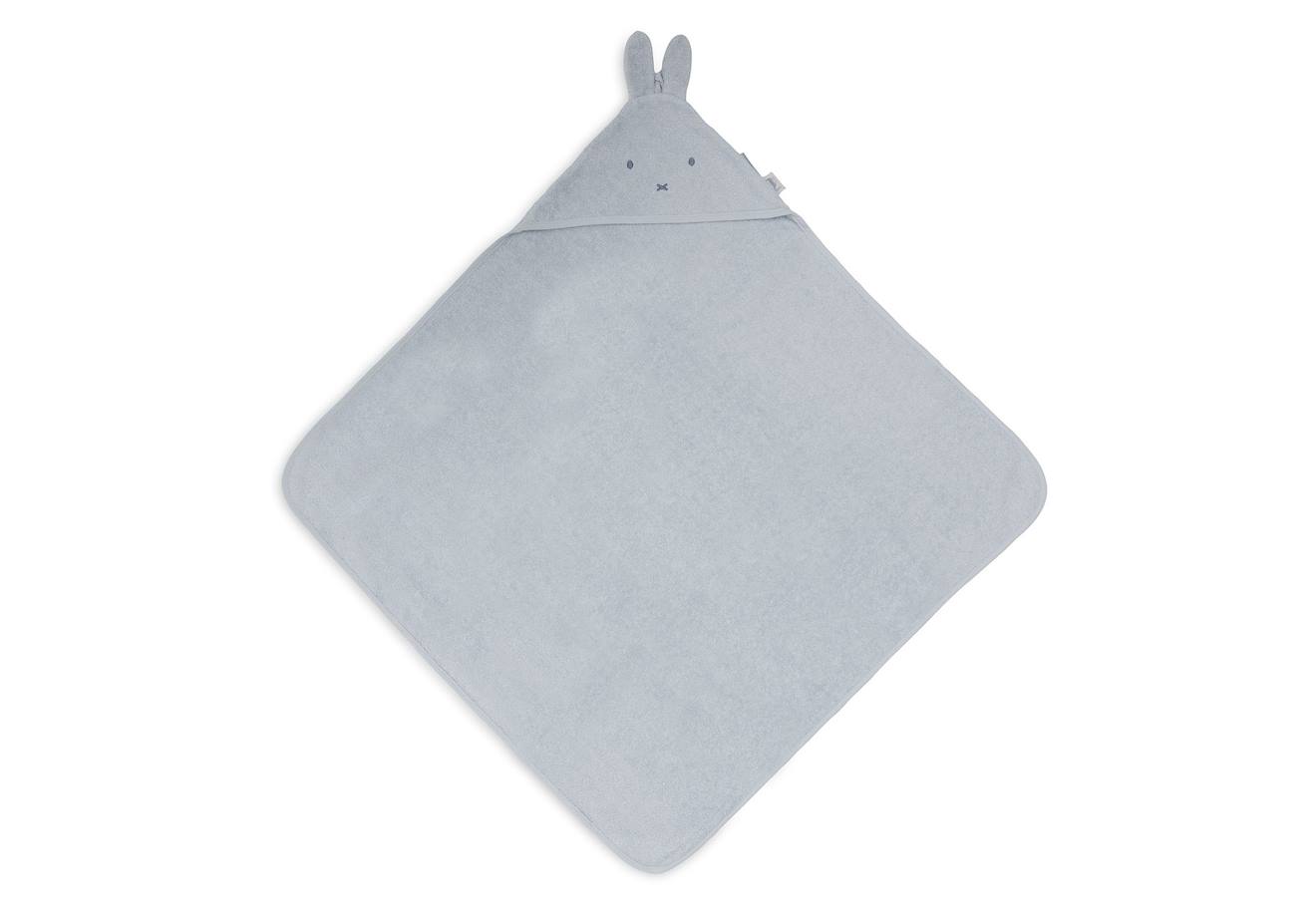 Cape De Bain Bébé Éponge À Capuche Miffy Cloudy Blue