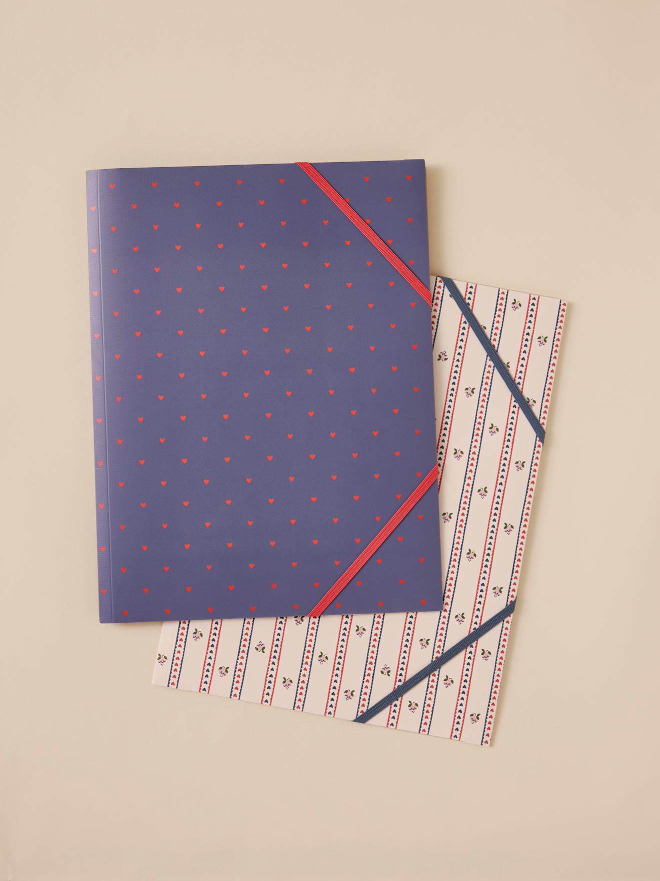 Lot De 2 Pochettes Papier Imprimé Marine Lot De 2 Pochettes Papier Imprimé Marine