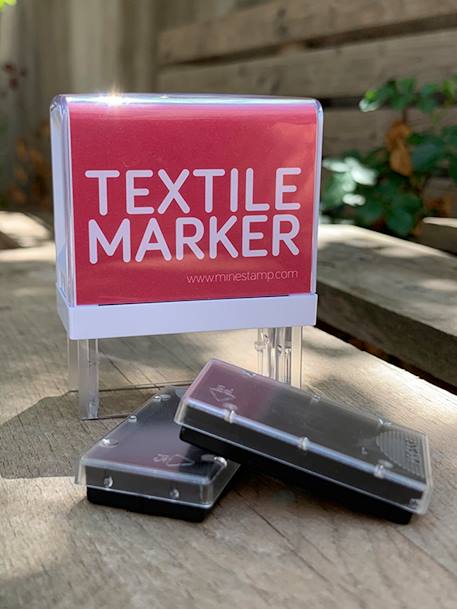 Lot de 2 recharges d'encre pour tampon textile et papier S  - vertbaudet enfant