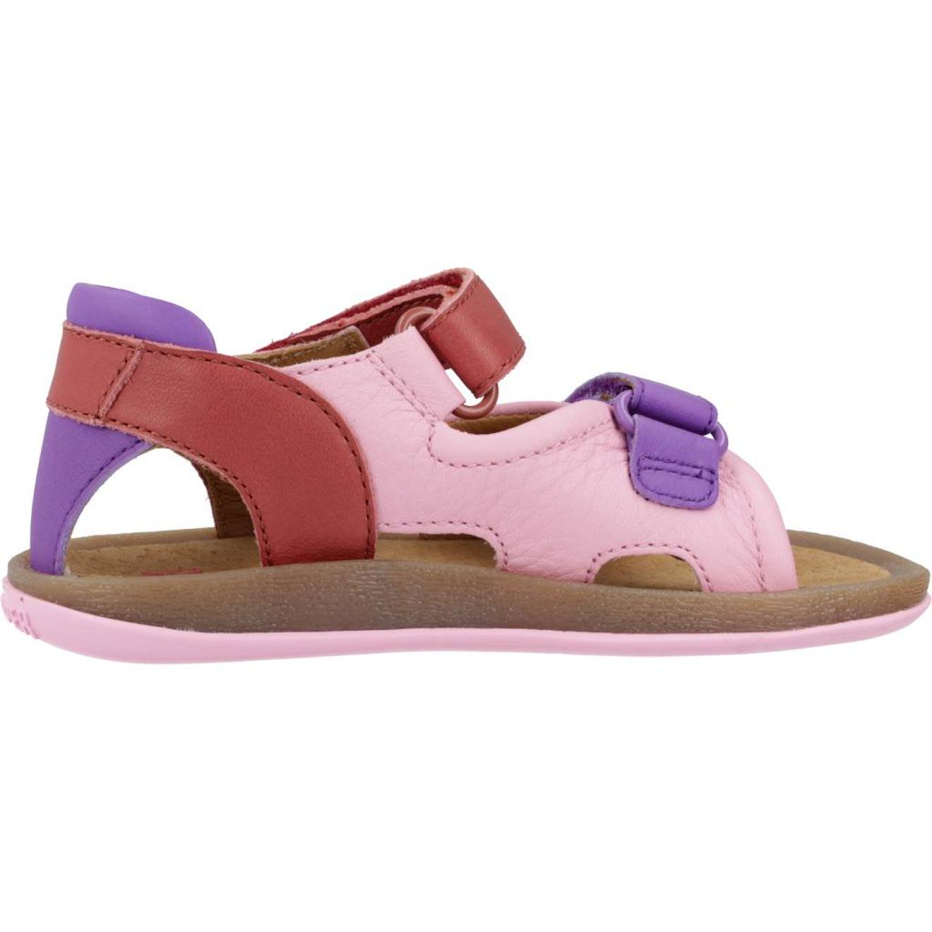 Sandales Bébé Fille En Cuir Multicolore