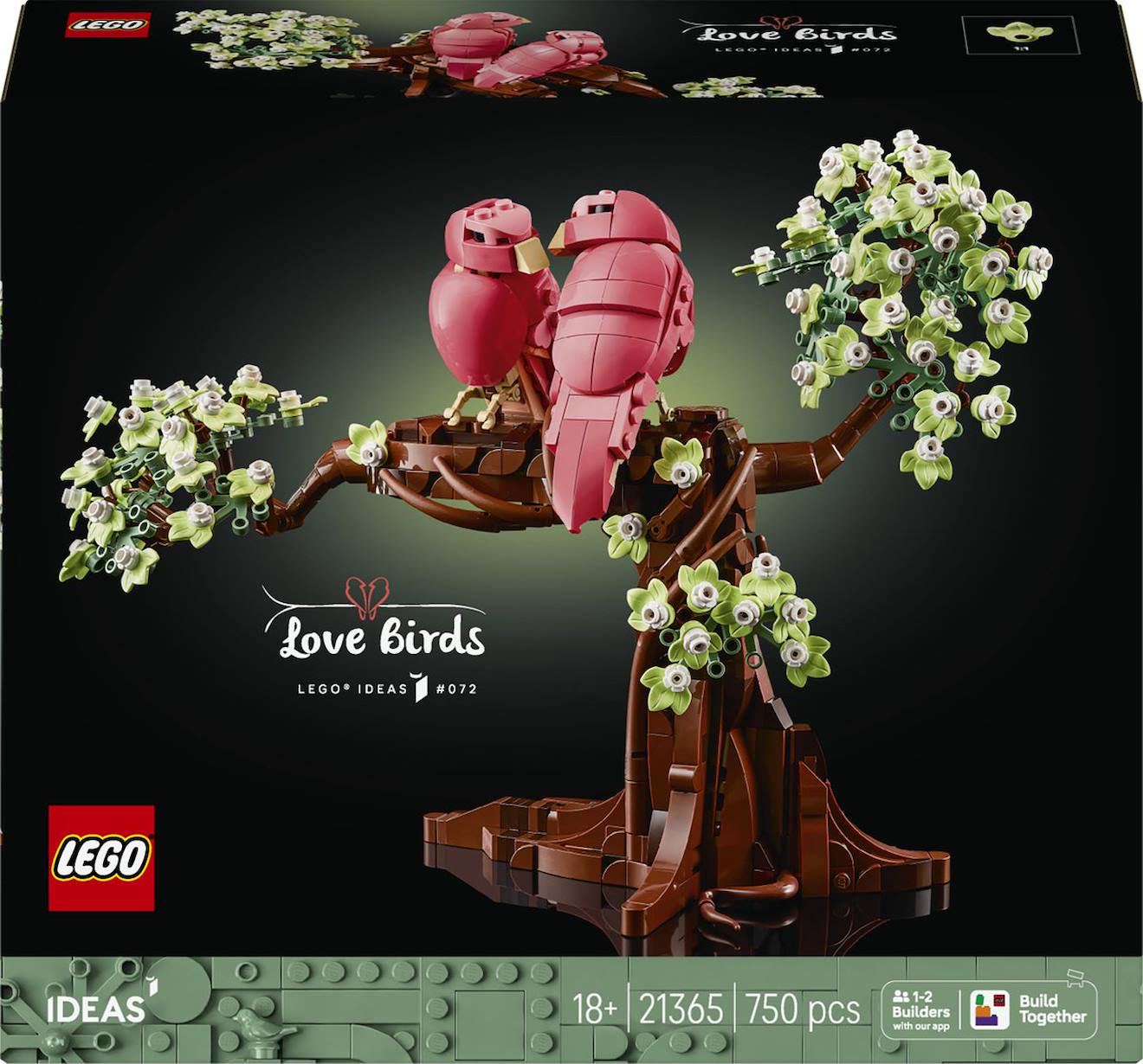 Lego Ideas 21365 Les Oiseaux Amoureux Multicolore