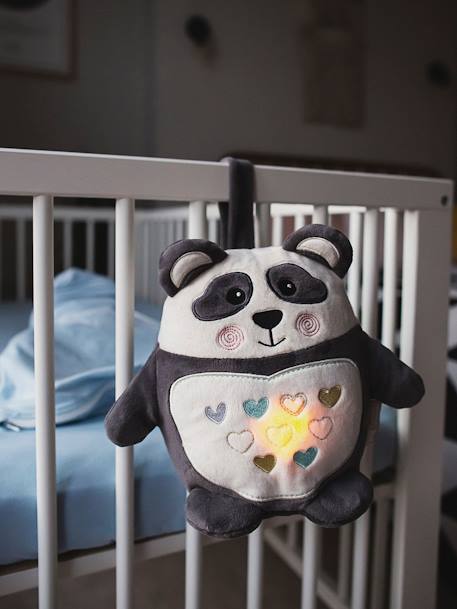 Peluche aide au sommeil rechargeable TOMMEE TIPPEE Pippo le panda Gris anthracite/blanc 5 - vertbaudet enfant 