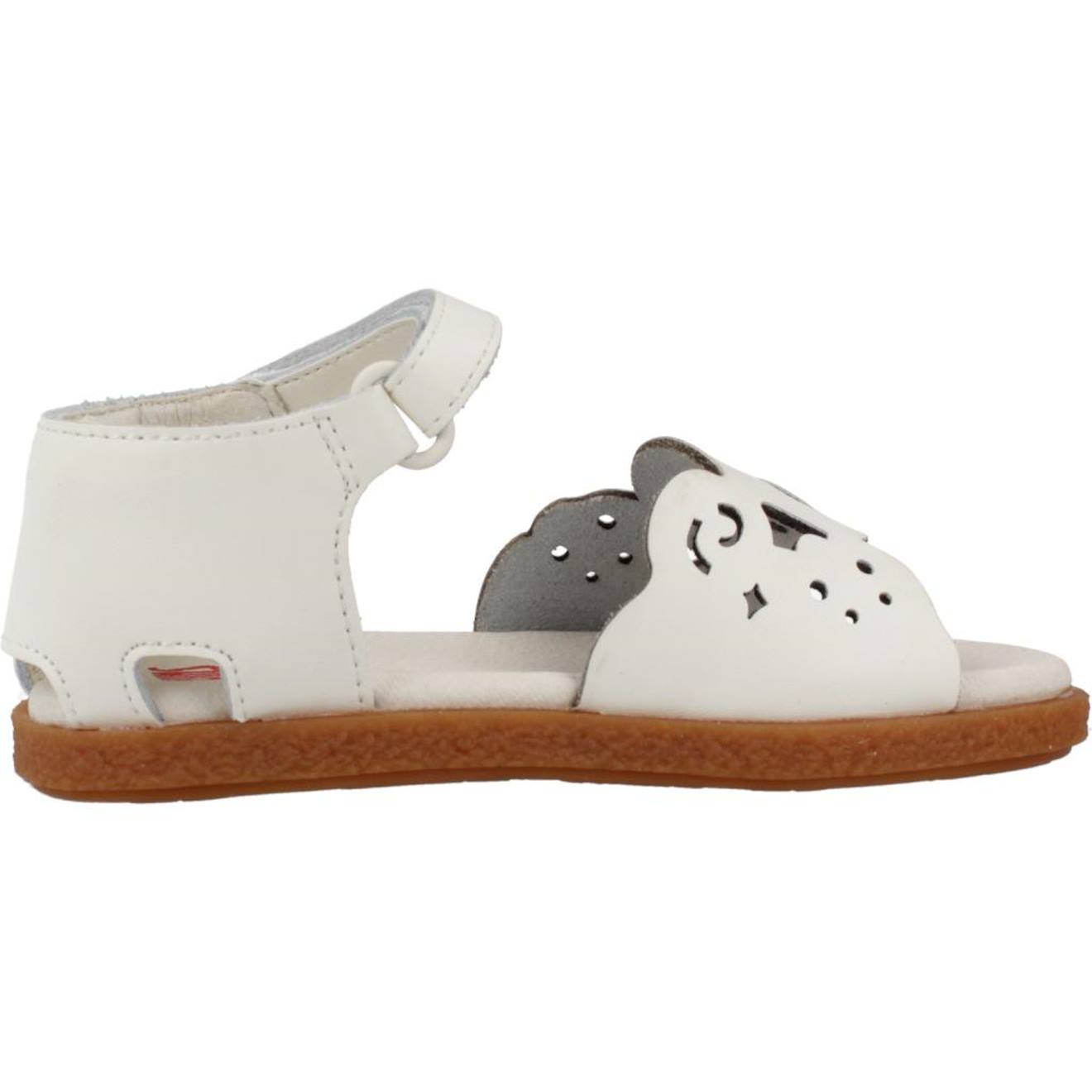 Sandales Bébé Fille En Cuir Tws Blanc