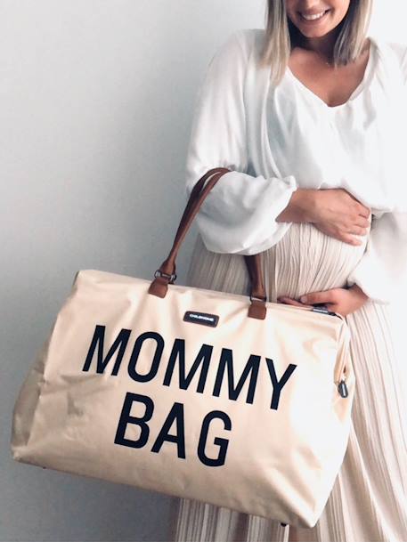 Sac à langer Mommy Bag large CHILDHOME blanc cassé+noir or+rose 6 - vertbaudet enfant 